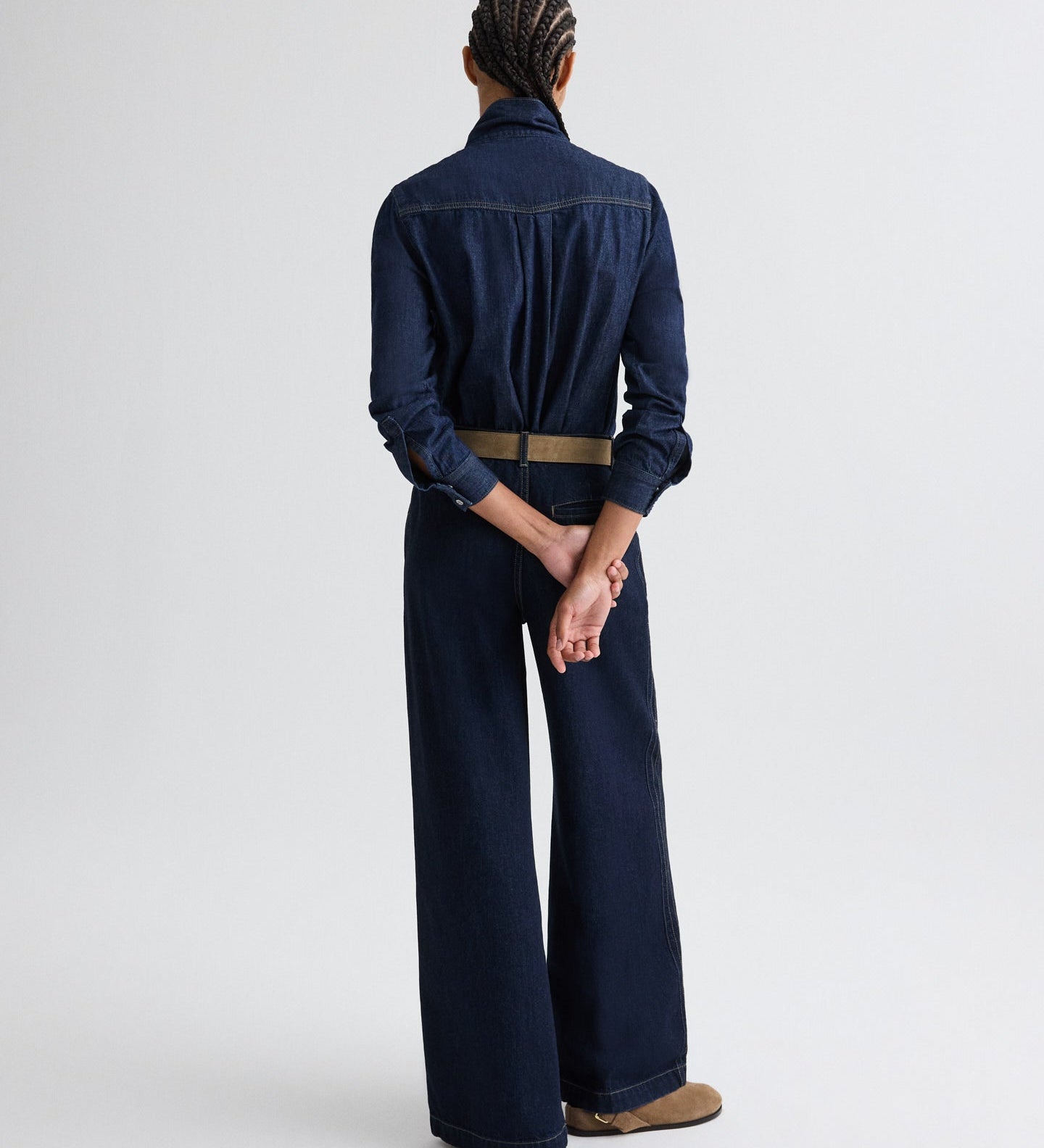 TWP - Connor Top in Denim Shirting