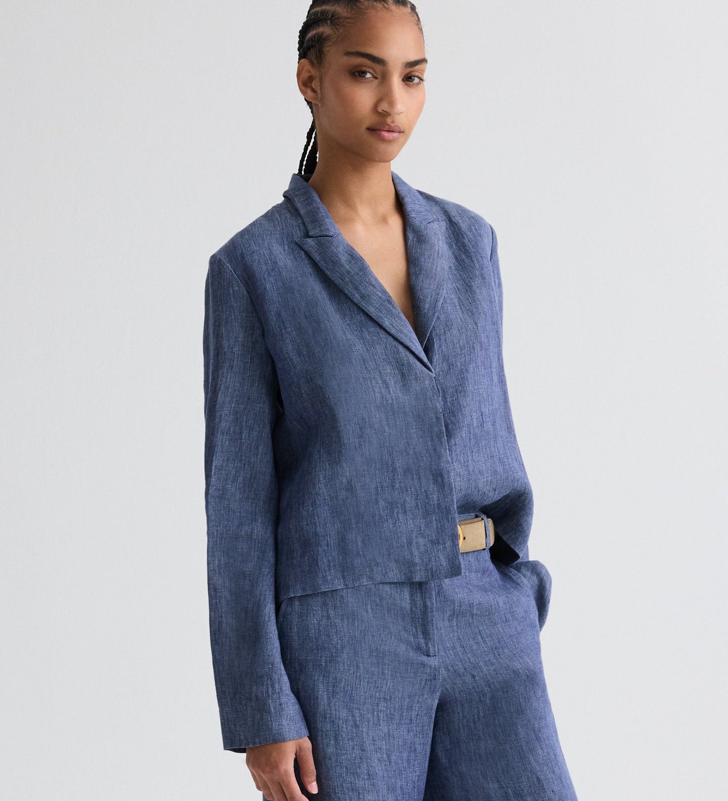 TWP - Lucy Top in Washed Hemp Denim