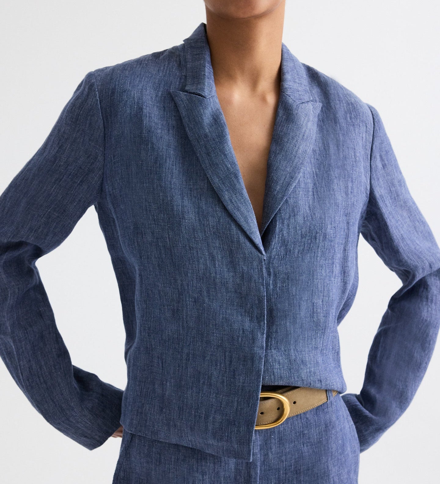 TWP - Lucy Top in Washed Hemp Denim