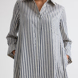TWP - Jenny's Gown in Clear Sequin on Stripe