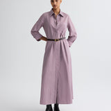 TWP - Jenny's Gown in Framed Micro Striped Shirting