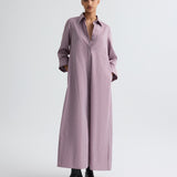 TWP - Jenny's Gown in Framed Micro Striped Shirting