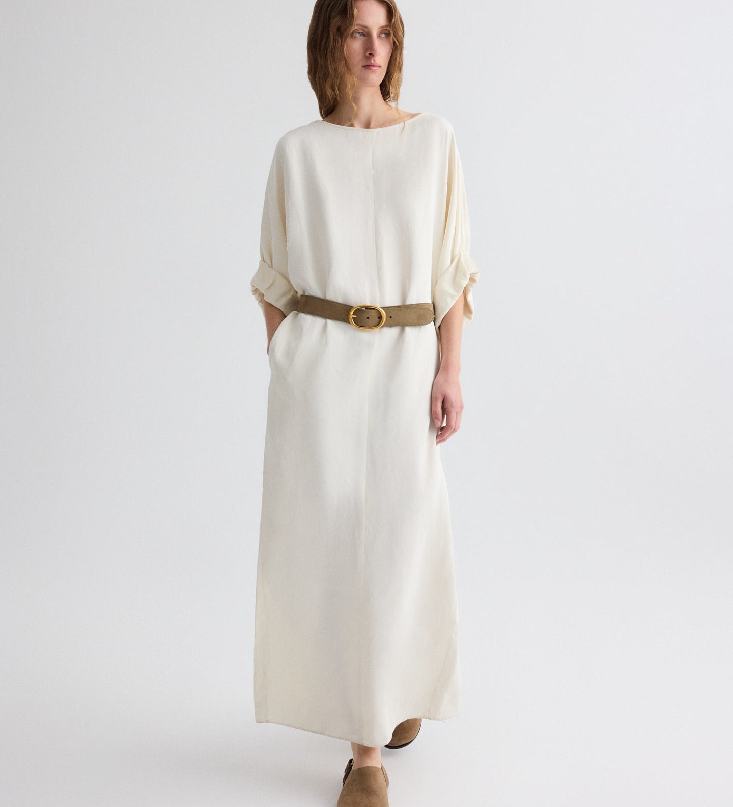 TWP - Dress for B Dress in Coated Viscose Linen