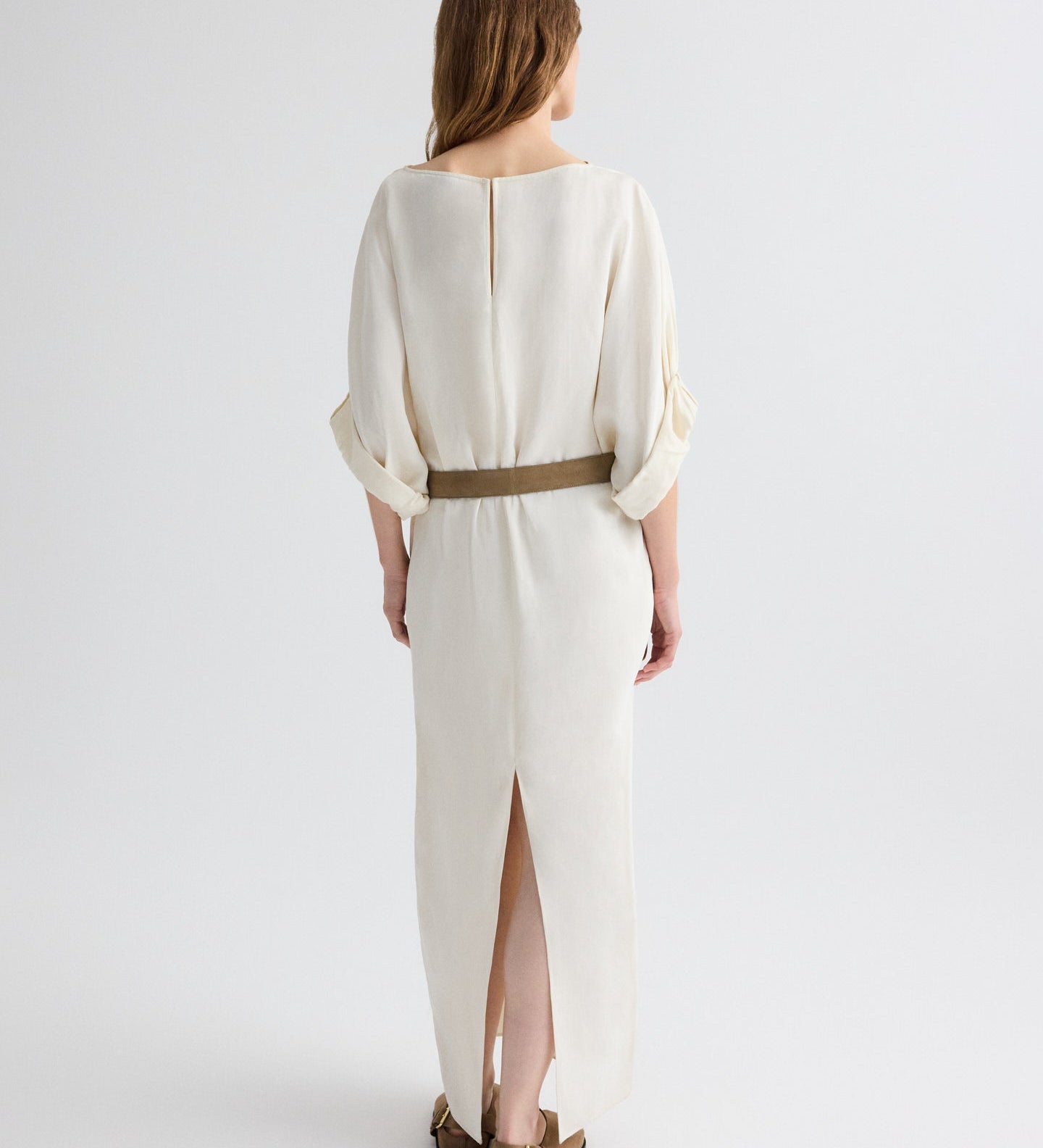 TWP - Dress for B Dress in Coated Viscose Linen
