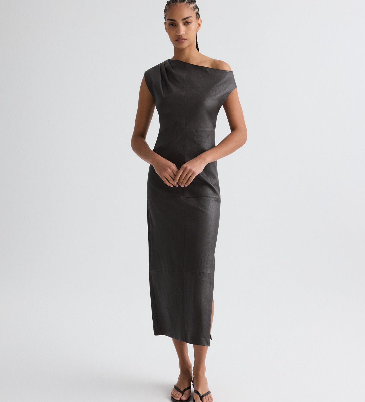 TWP - Marlowe Dress in Stretch Leather