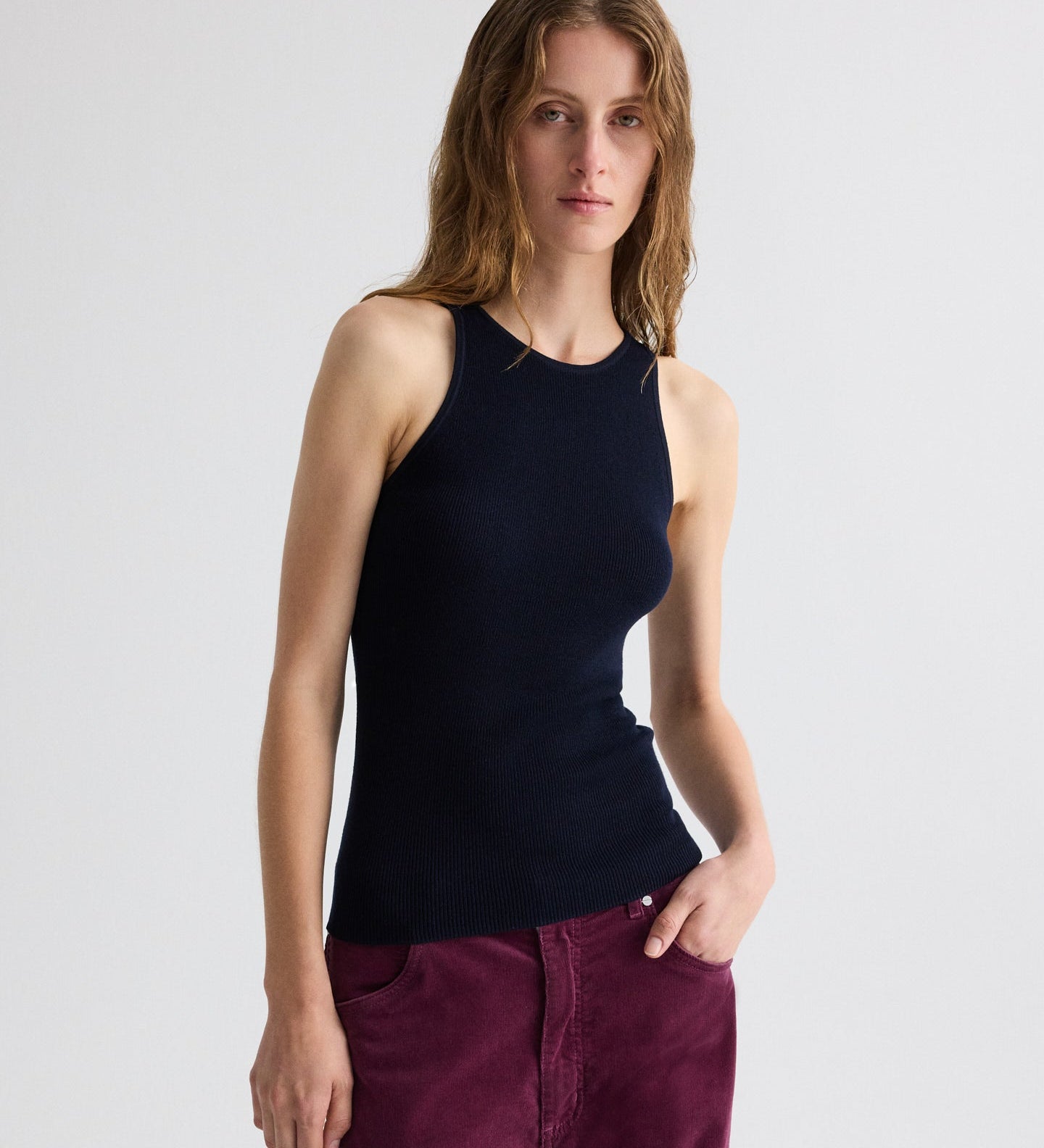 TWP - Harbor Tank in Cotton Silk