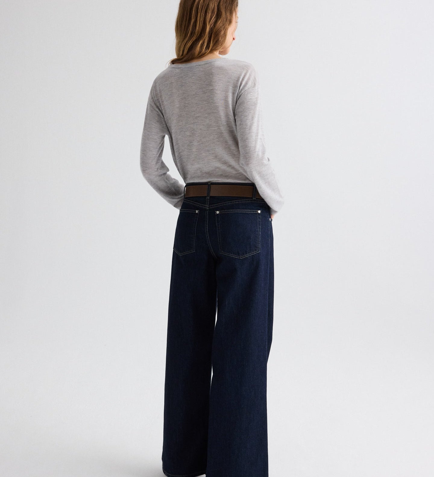 TWP - Long Sleeve True Crewneck in Superfine Cashmere