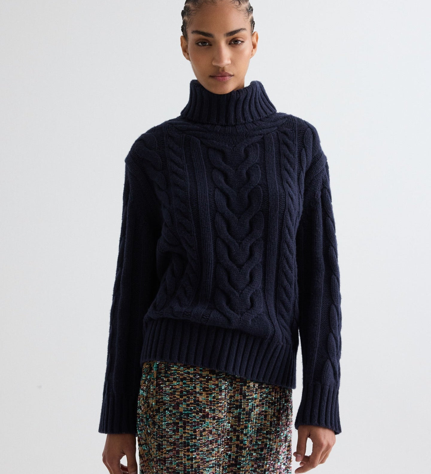 TWP - Traveling T Neck Sweater in Italian Cashmere
