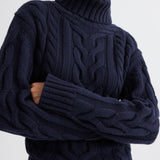 TWP - Traveling T Neck Sweater in Italian Cashmere