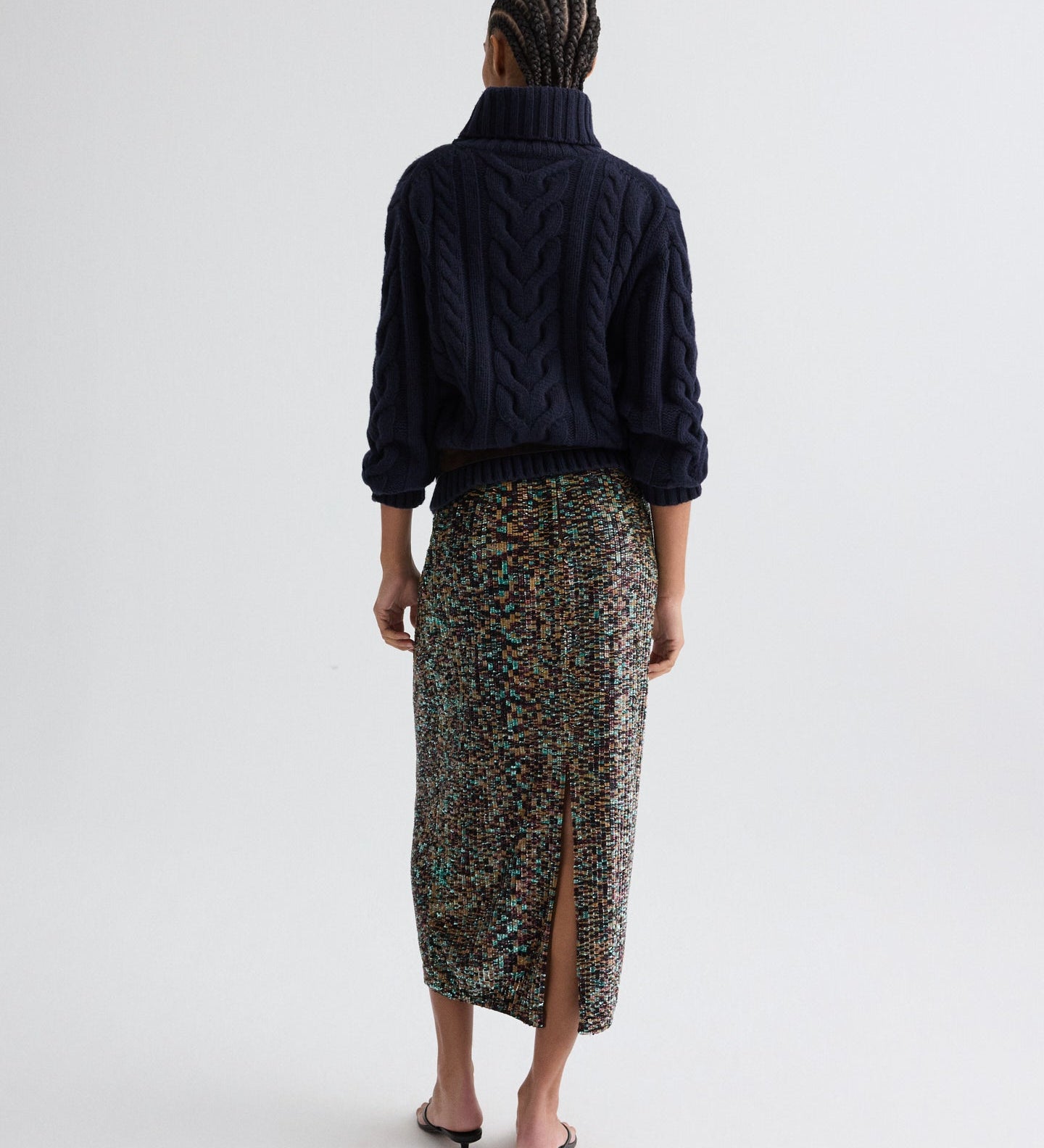 TWP - Traveling T Neck Sweater in Italian Cashmere