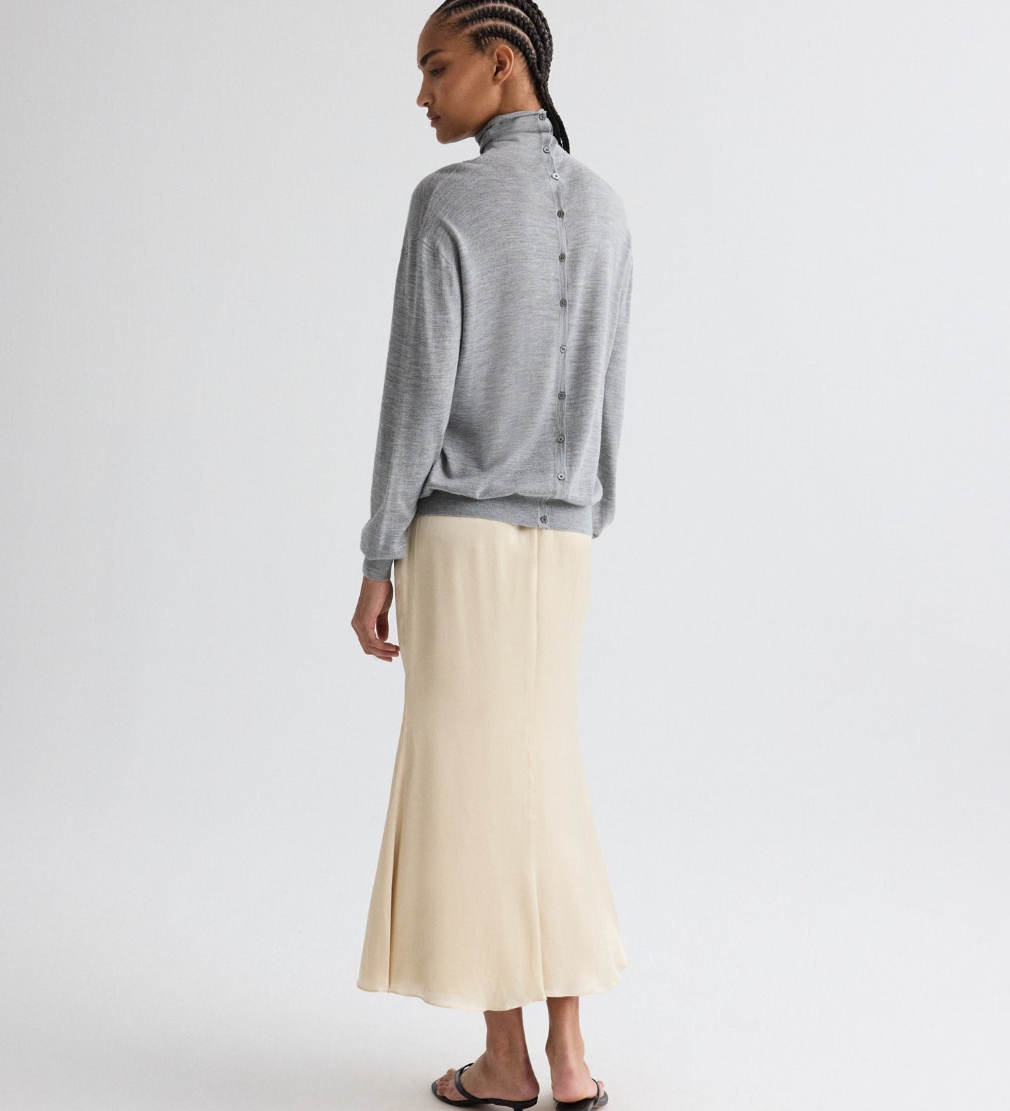 TWP - Easy Turtle Sweater in Wool Silk