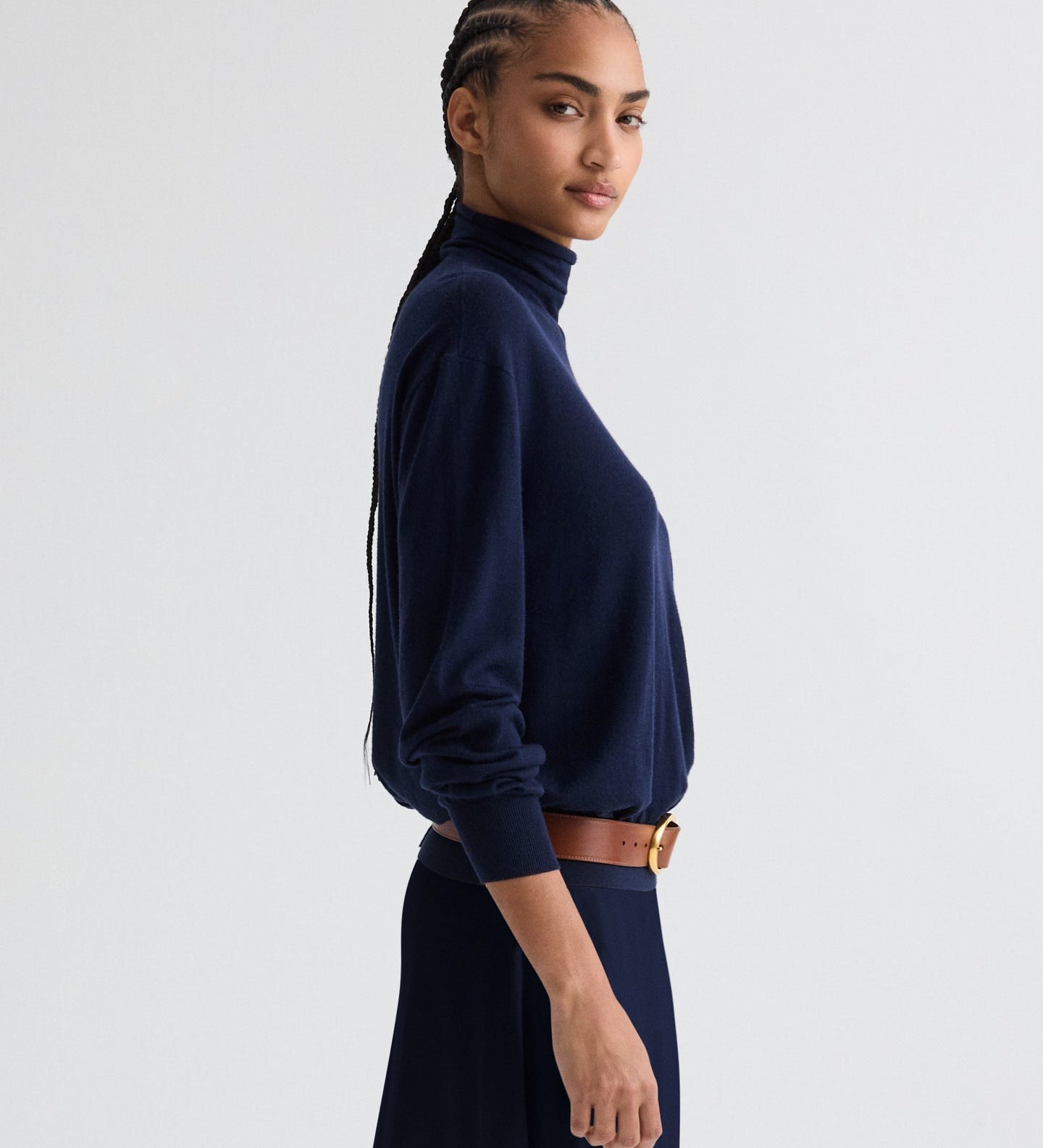 TWP - Easy Turtle Sweater in Wool Silk