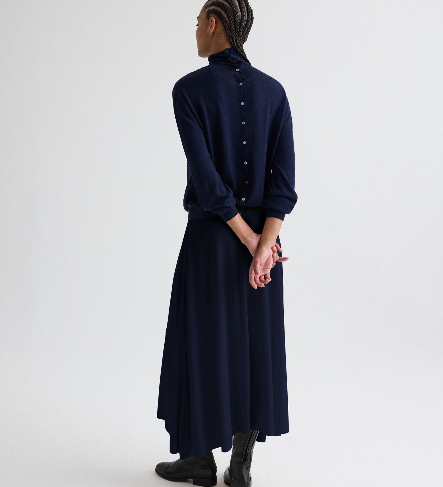 TWP - Easy Turtle Sweater in Wool Silk