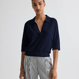 TWP - The Polo Sweater in Wool Silk