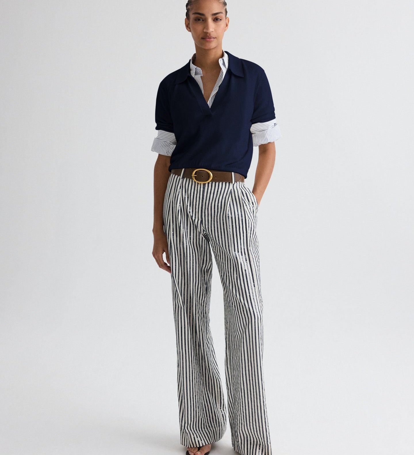 TWP - The Polo Sweater in Wool Silk