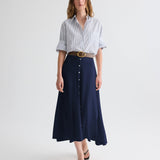 TWP - The Skirted One Skirt in Wool Silk