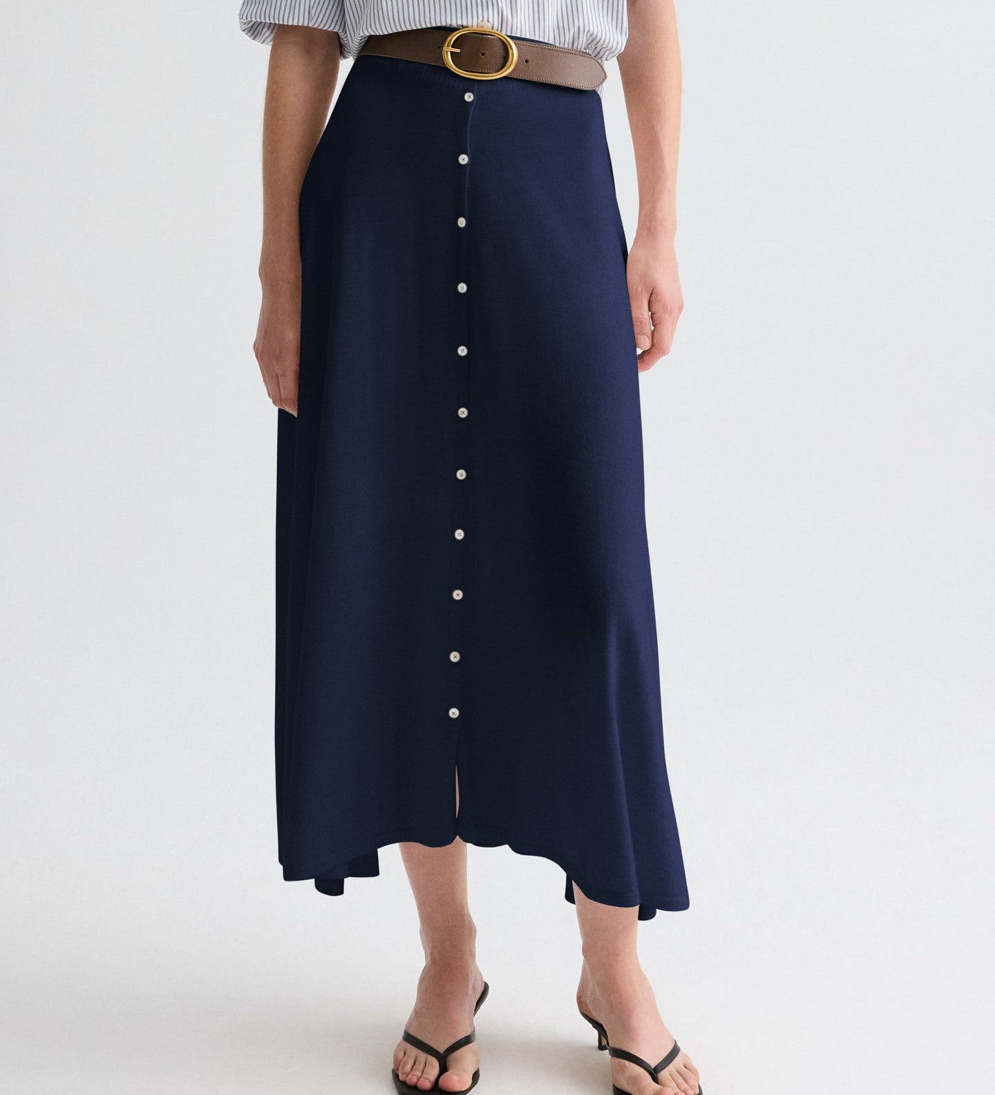 TWP - The Skirted One Skirt in Wool Silk