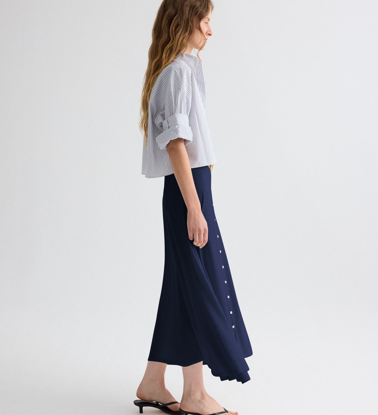 TWP - The Skirted One Skirt in Wool Silk