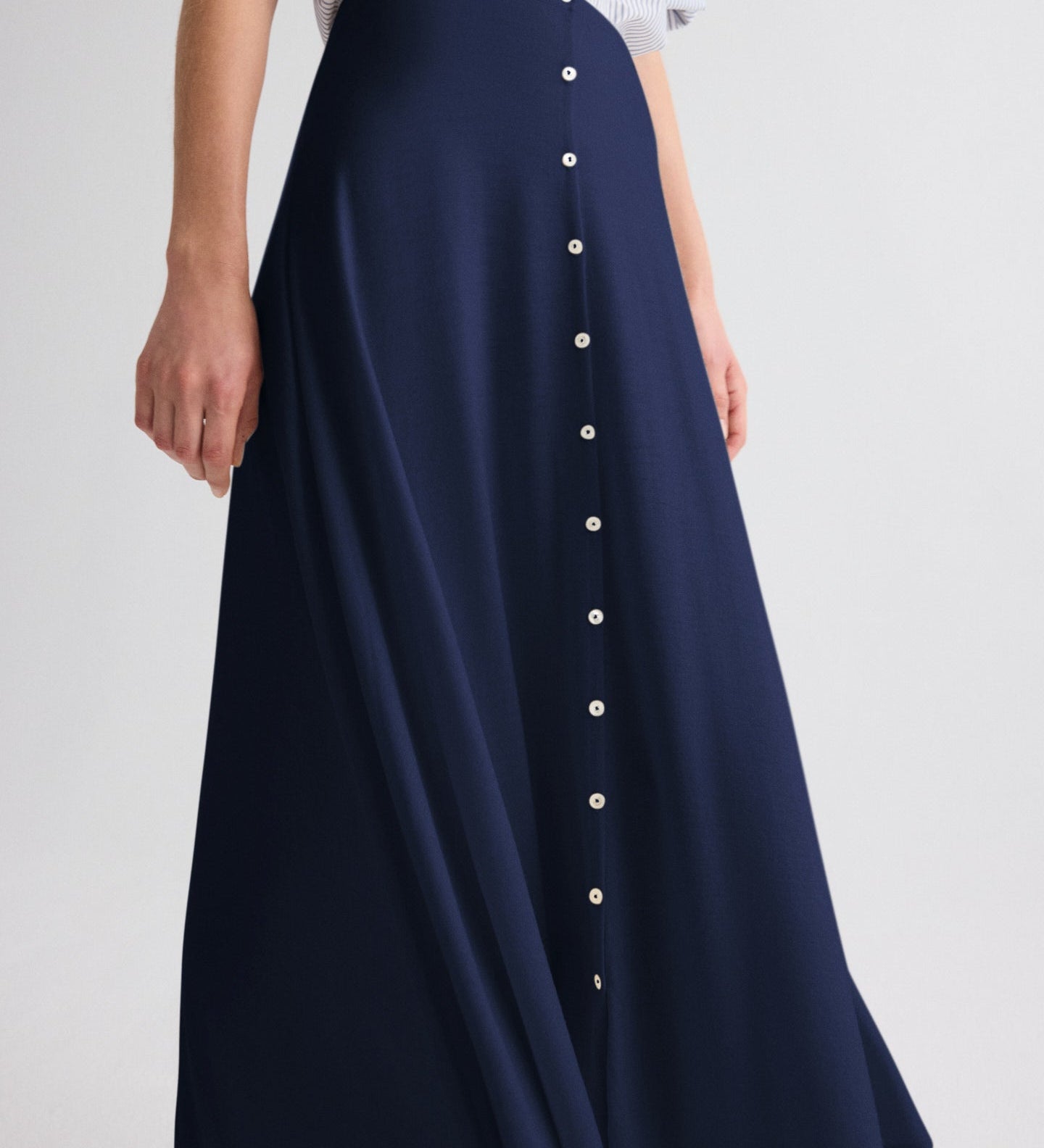 TWP - The Skirted One Skirt in Wool Silk
