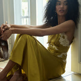 DÔEN - ODELINA DRESS -- OAKMOSS