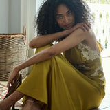 DÔEN - ODELINA DRESS -- OAKMOSS