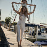 DÔEN - ODELINA DRESS -- SALT