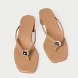 Loeffler Randall - Odessa Dune Leather Heeled Sandal
