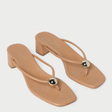 Loeffler Randall - Odessa Dune Leather Heeled Sandal