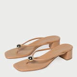 Loeffler Randall - Odessa Dune Leather Heeled Sandal