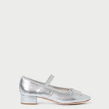Loeffler Randall - Odile Silver Leather Ballet Pump