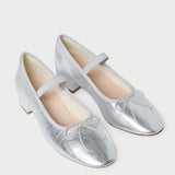 Loeffler Randall - Odile Silver Leather Ballet Pump