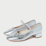 Loeffler Randall - Odile Silver Leather Ballet Pump