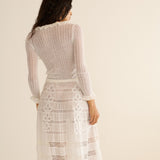 DÔEN - ODILLE CARDIGAN -- SALT