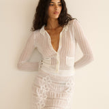 DÔEN - ODILLE CARDIGAN -- SALT