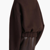 Khaite - Odin Jacket in Dark Brown