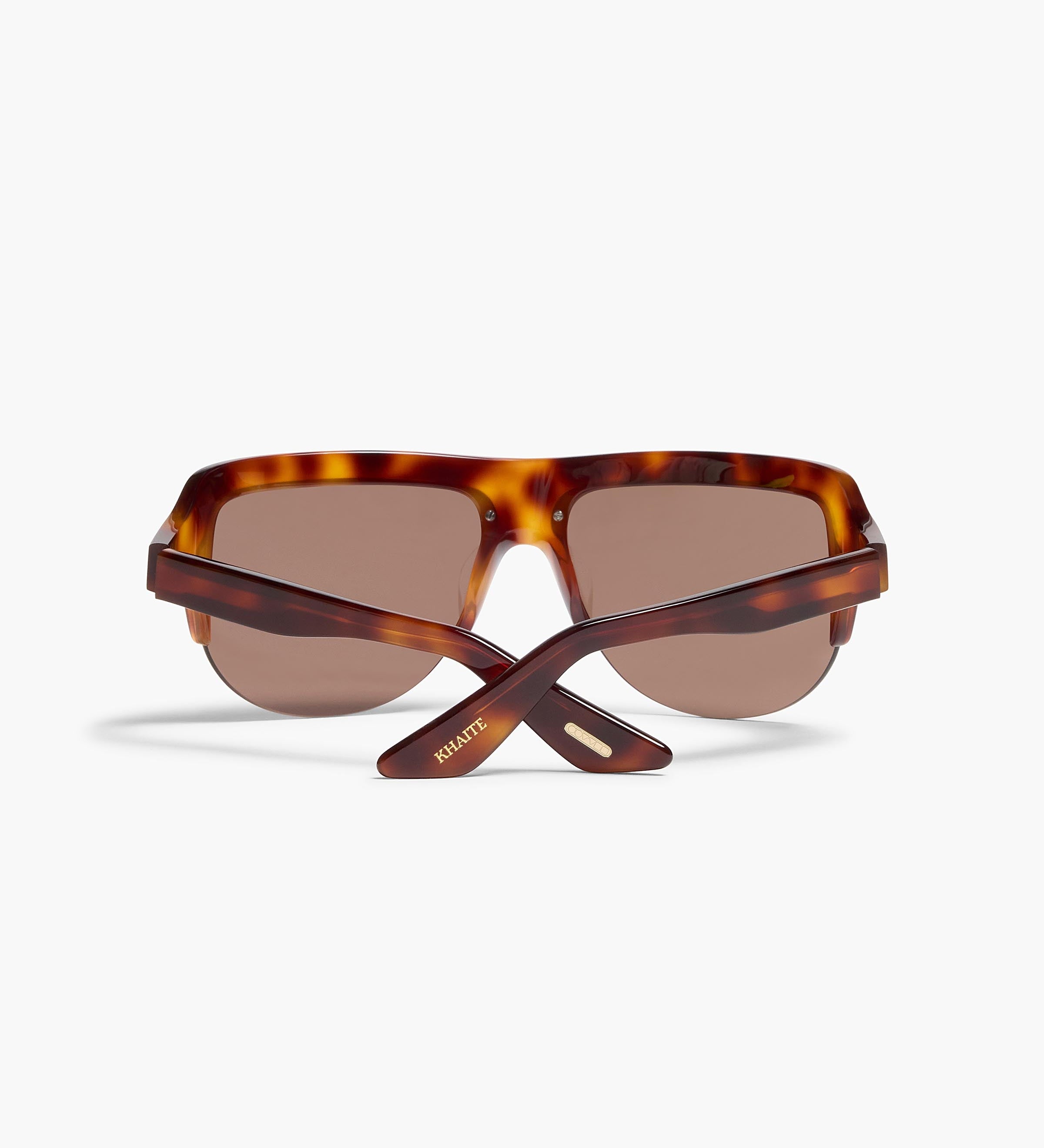 Khaite - x Oliver Peoples 1975C in Dark Mahogany and Brown