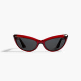 Khaite - x Oliver Peoples 1963C in Dark Red and Grey
