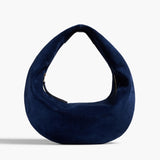 Khaite - Medium Olivia Hobo in Midnight Suede