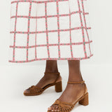 Loeffler Randall - Olivia Cacao Knot Mid-Heel Sandal