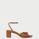 Loeffler Randall - Olivia Cacao Knot Mid-Heel Sandal