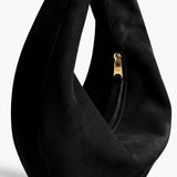 Khaite - Mini Olivia Hobo in Black Suede