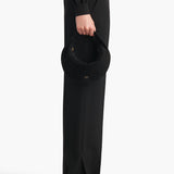 Khaite - Mini Olivia Hobo in Black Suede