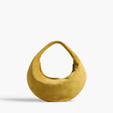 Khaite - Mini Olivia Hobo in Golden Olive Suede