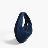 Khaite - Mini Olivia Hobo in Midnight Navy Suede