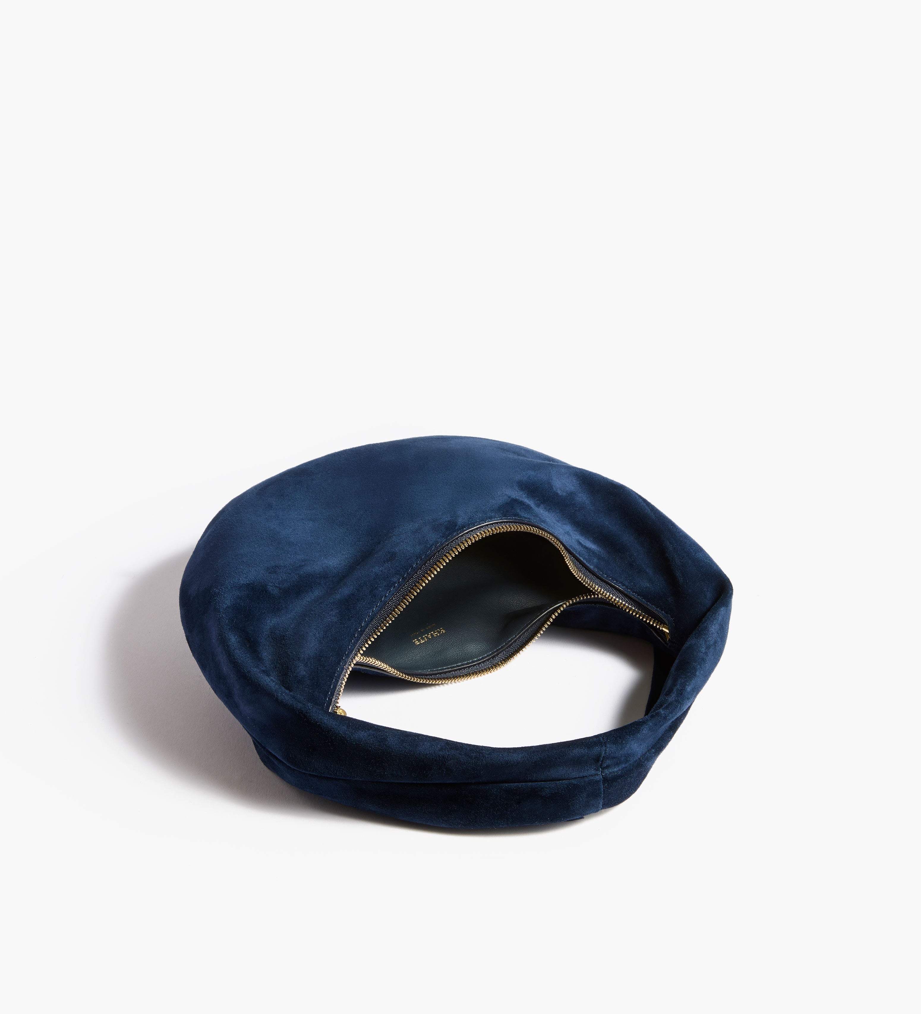 Khaite - Mini Olivia Hobo in Midnight Navy Suede