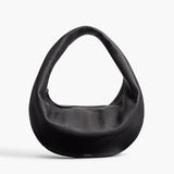 Khaite - Medium Olivia Hobo in Black Pebbled Leather