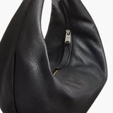 Khaite - Medium Olivia Hobo in Black Pebbled Leather