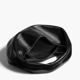 Khaite - Medium Olivia Hobo in Black Crackle Patent Leather