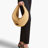 Khaite - Medium Olivia Hobo in Natural Raffia