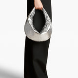 Khaite - Medium Olivia Hobo in Silver Eel Leather